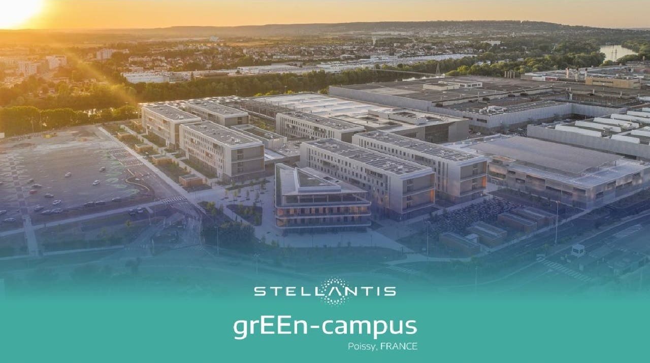 Stellantis premiata per il 'grEEn-campus' di Poissy