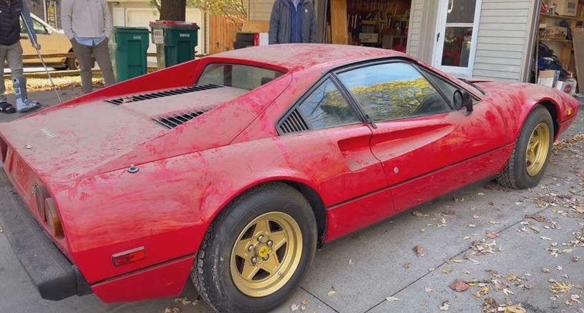 barn find ferrari 308 gtb