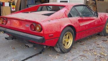 barn find ferrari 308 gtb