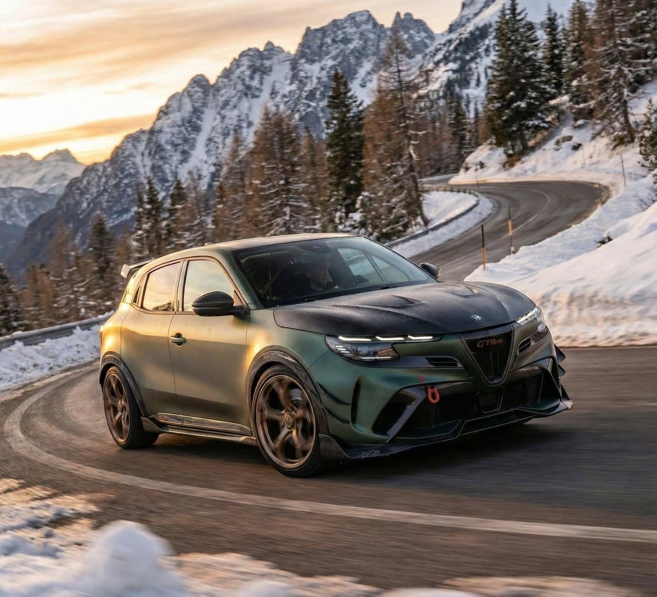 Alfa Romeo Junior GTAm - render