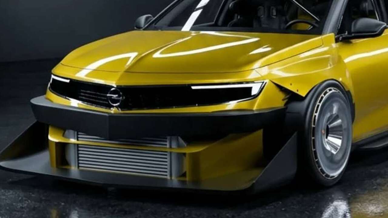 opel astra rendering