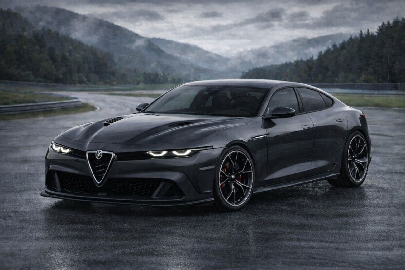 Alfa Romeo Giulia TZ render