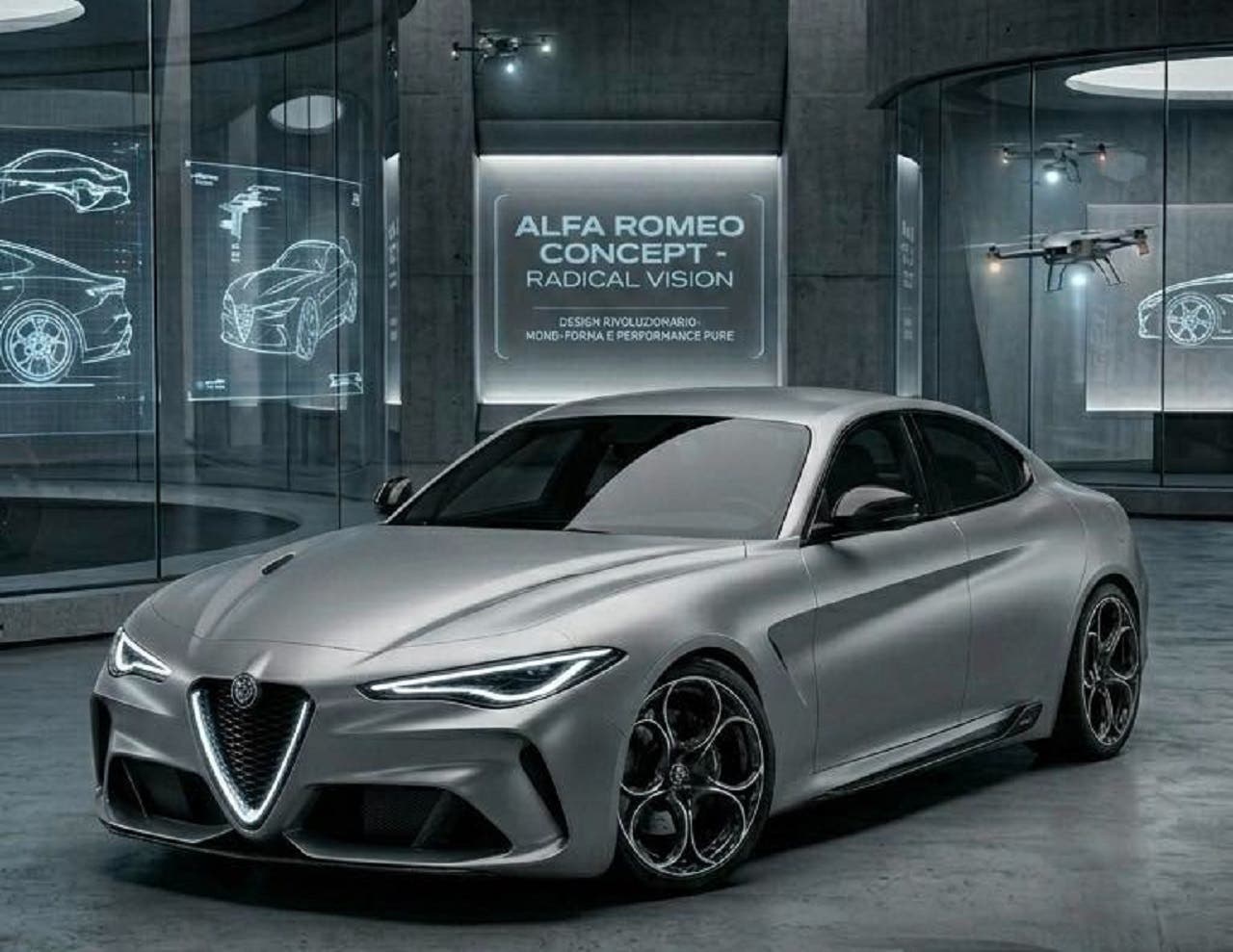 Nuova Alfa Romeo Giulia concept