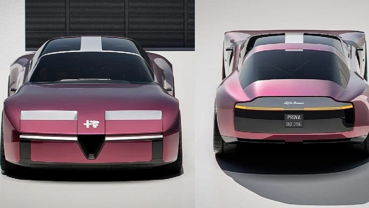 Alfa Romeo Giulia TZ render