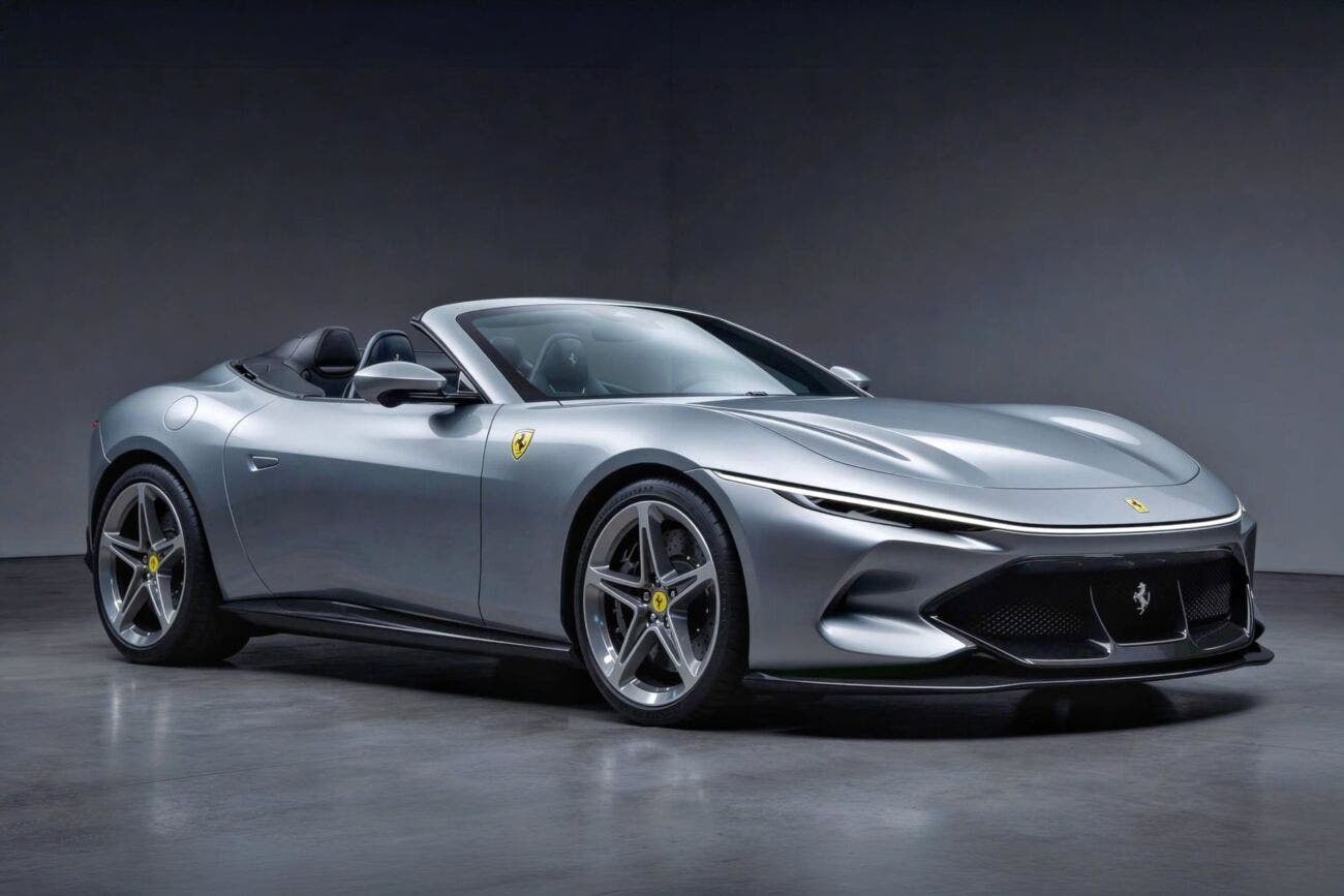 ferrari amalfi spider render