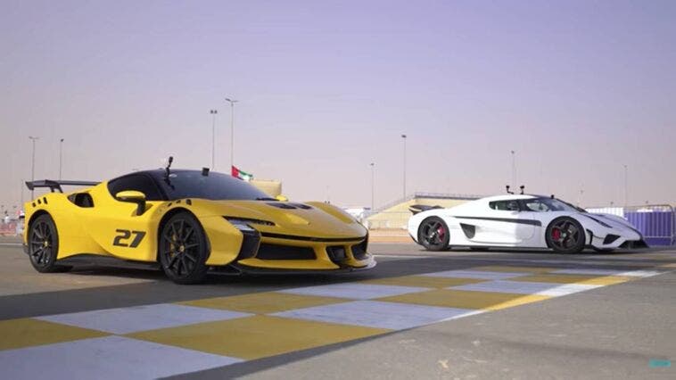 Ferrari SF90 XX Stradale drag race