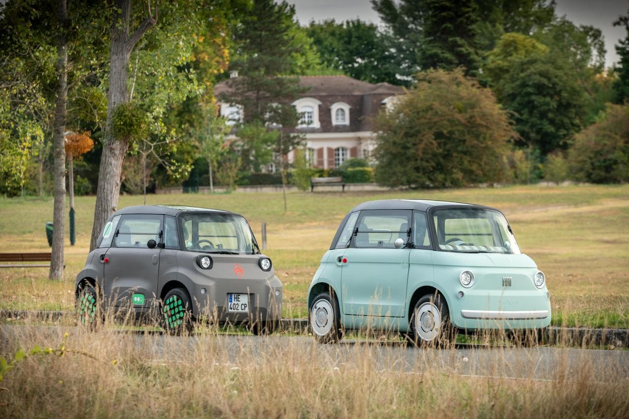 Citroën Ami e fiat topolino