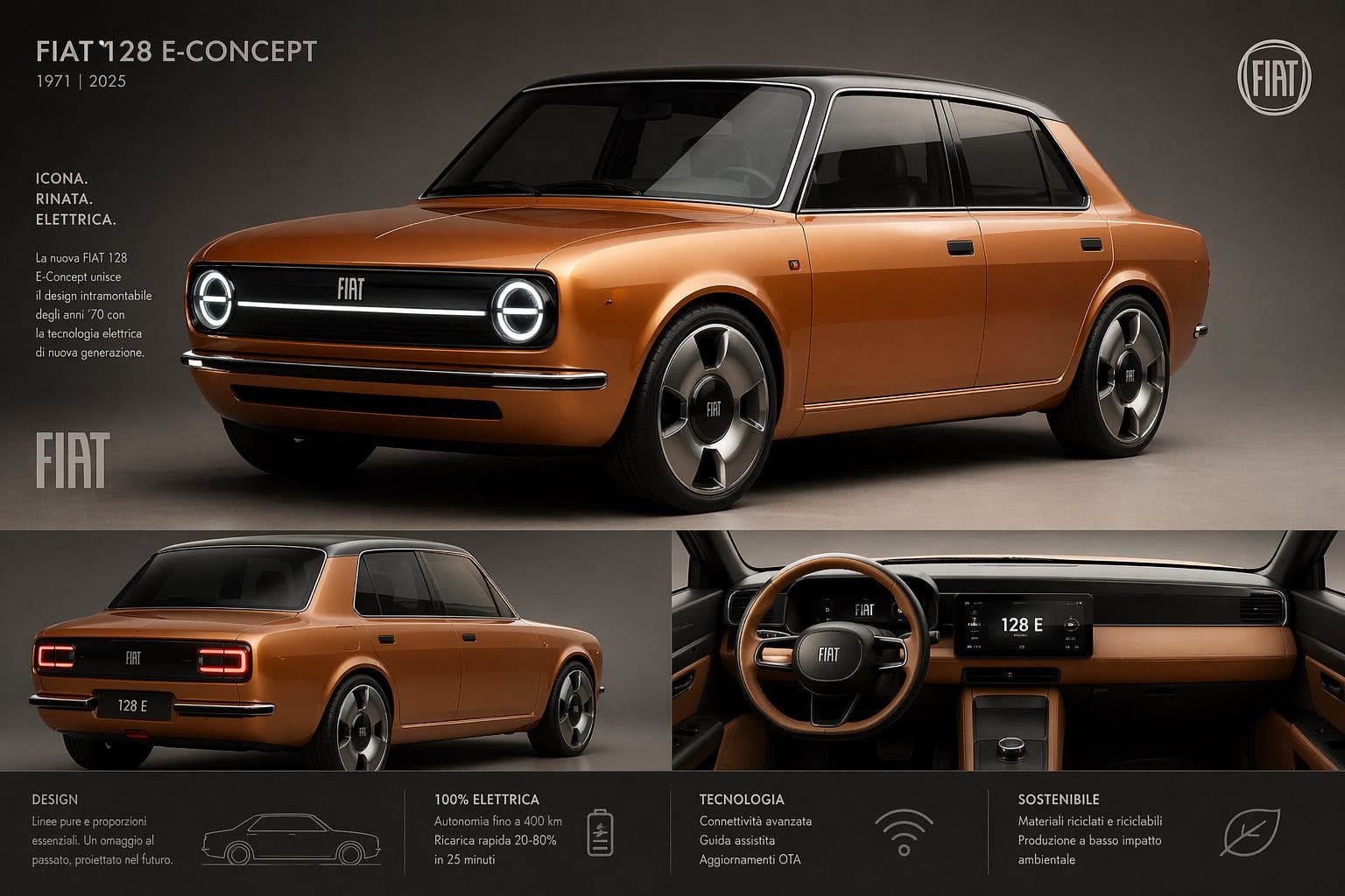Fiat 128 e-Concept