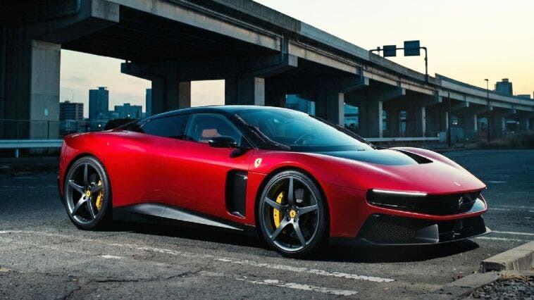 Ferrari Luce versione con DNA Maranello render