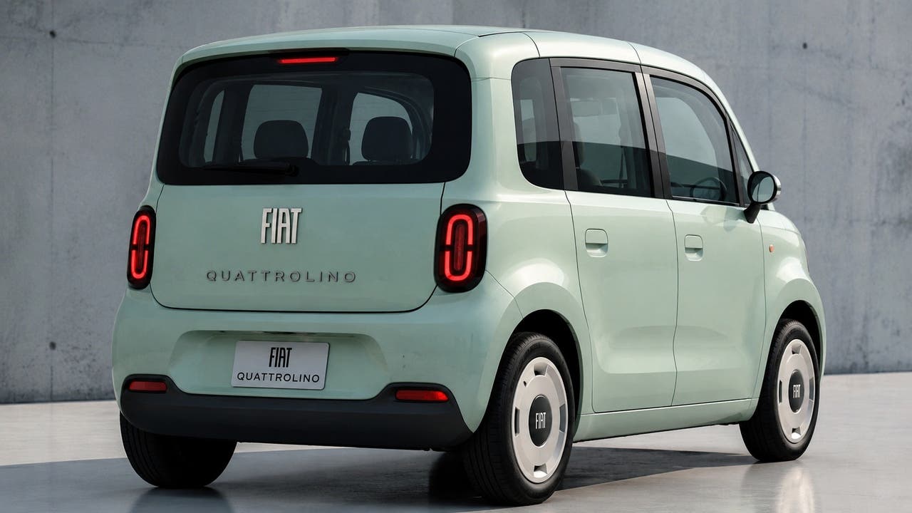 Fiat Quattrolino, city car elettrica compatta per la micromobilità urbana