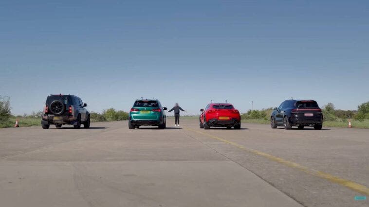 drag race ferrari purosangue
