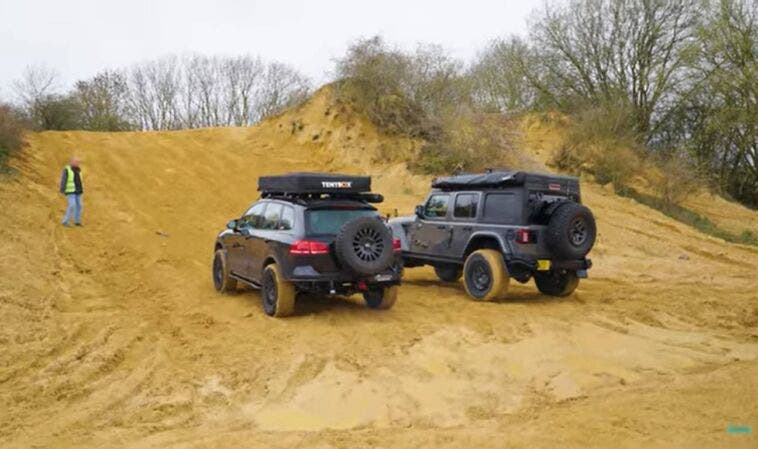 Jeep sfida off road