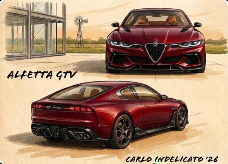 Alfetta GTV concept copertina