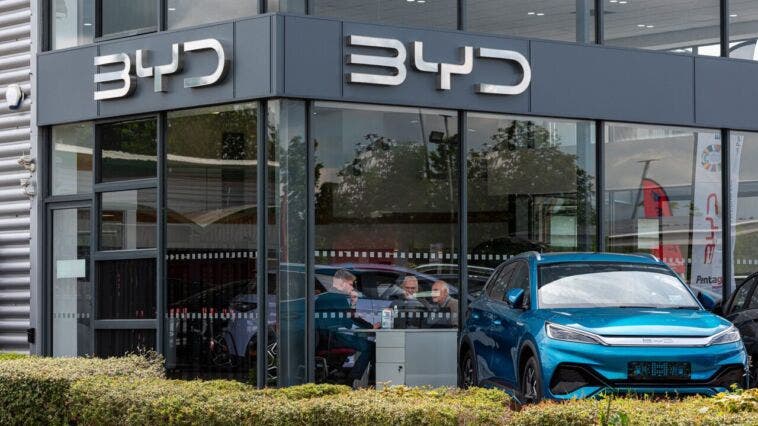 BYD showroom