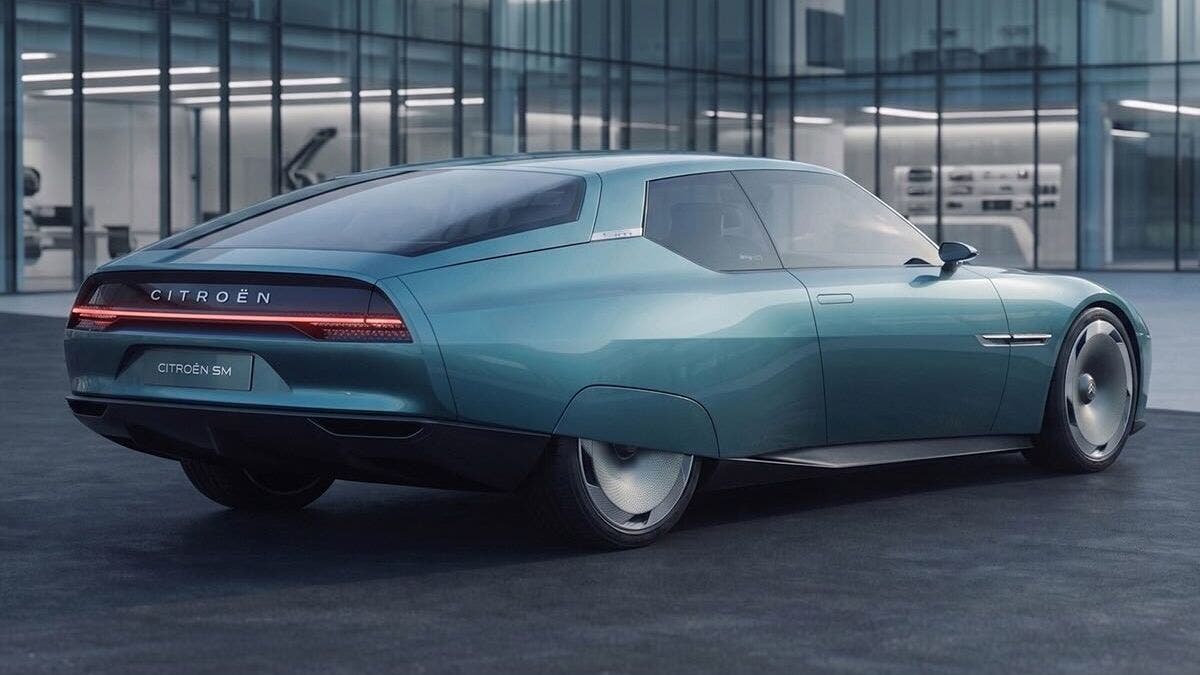 Citroën SM rendering