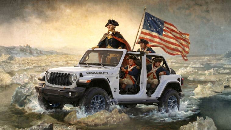 Jeep Wrangler e George Washington