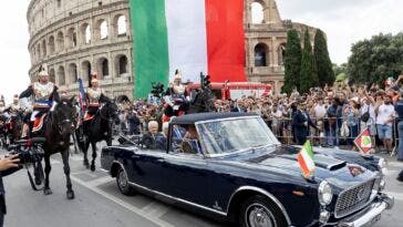 Lancia Flaminia Presidenziale e Sergio Mattarella