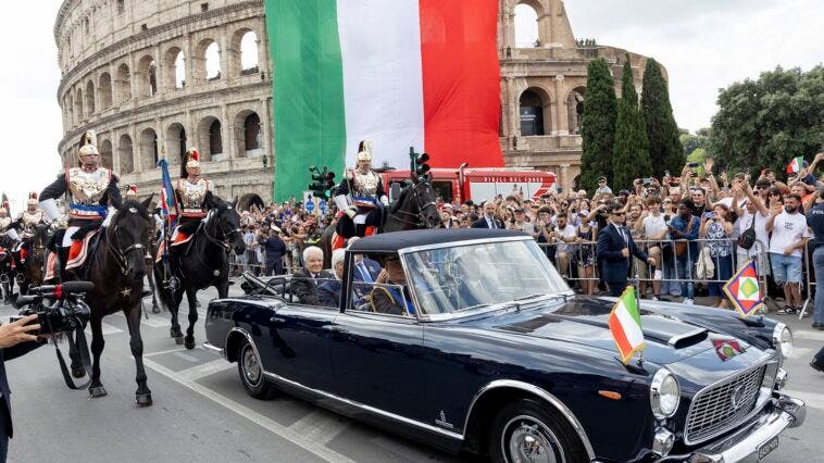 Lancia Flaminia Presidenziale e Sergio Mattarella