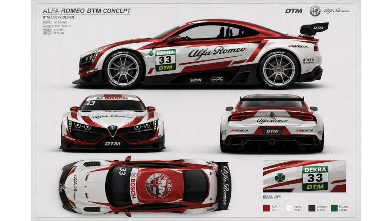 alfa romeo dtm concept