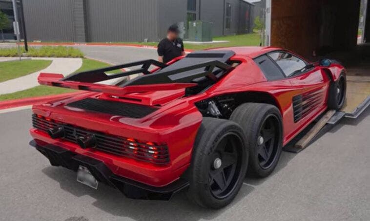 ex Ferrari Testarossa 6x6