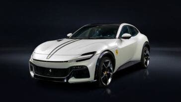 Ferrari Purosangue bianco