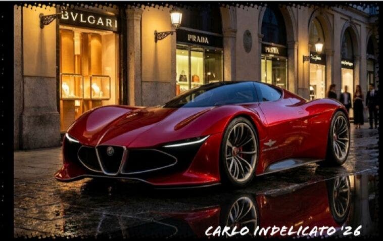 nuova Alfa Romeo 8C Touring