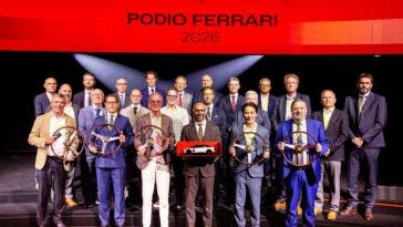 Podio Ferrari 2026