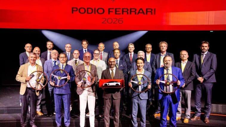 Podio Ferrari 2026