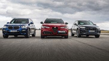 Alfa Romeo Stelvio, Audi Q5 BMW X3