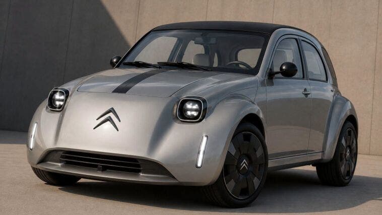 Nuova Citroën 2CV, design storico e tecnologia moderna per una sfida ambiziosa
