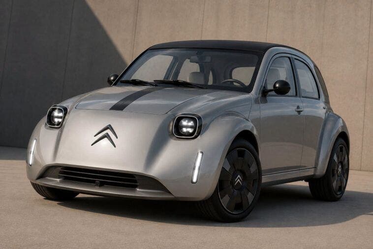 Nuova Citroën 2CV, design storico e tecnologia moderna per una sfida ambiziosa