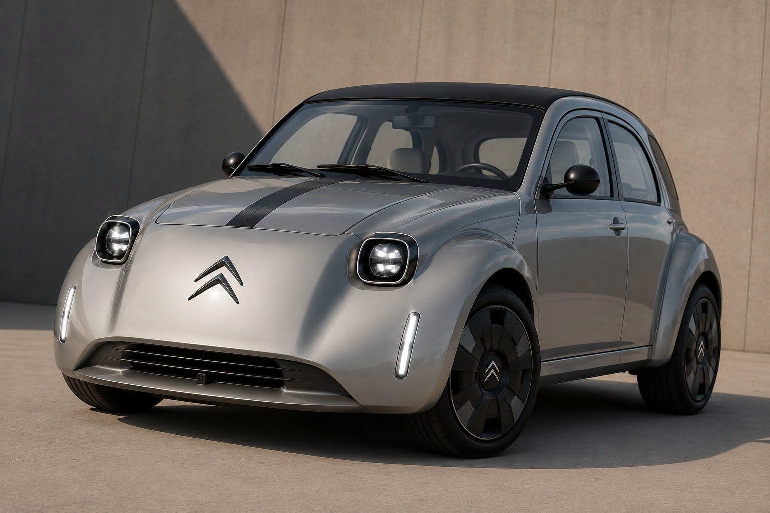 Nuova Citroën 2CV: ecco come potrebbe essere l'iconica auto elettrica