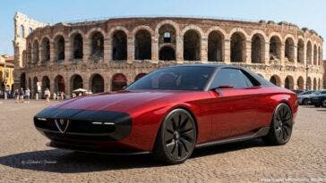 nuova Alfa Romeo Alfetta Spider Concept