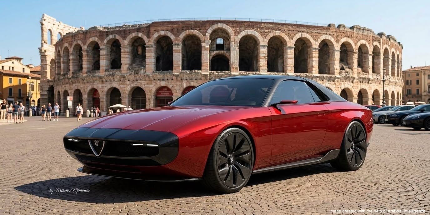 nuova Alfa Romeo Alfetta Spider Concept