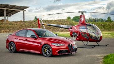 Alfa Romeo Giulia Quadrifoglio e Evocopter