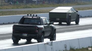 Ram 1500 TRX vs. Tesla cyberbeast