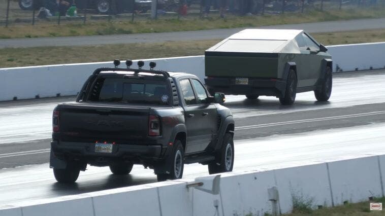 Ram 1500 TRX vs. Tesla cyberbeast