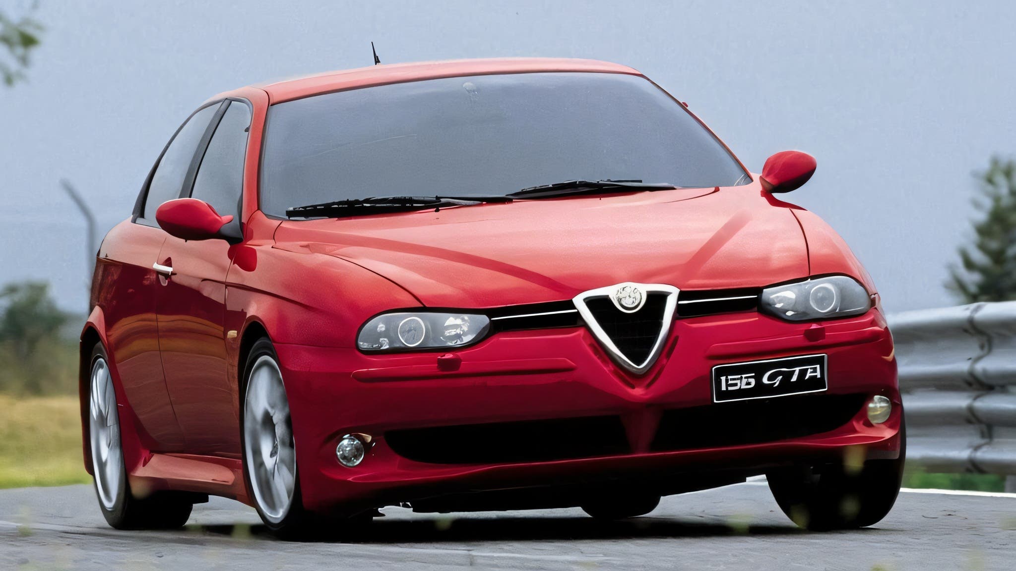 Alfa Romeo 156 GTA Rossa in circuito
