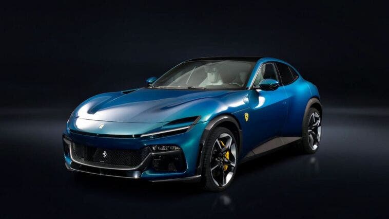 Ferrari Purosangue Blu Capri