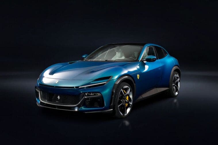 Ferrari Purosangue Blu Capri