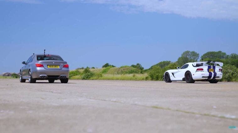 Drag race Dodge BMW