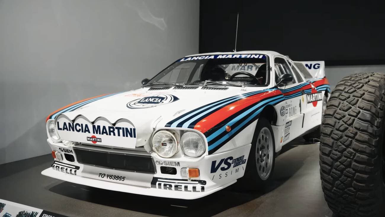 Un video del Petersen Automotive Museum mostra la Lancia Rally 037, con dettagli del telaio e del motore