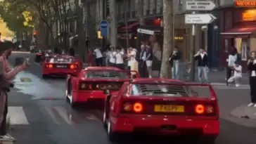 Ferrari F40 a parigi