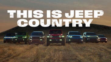 Jeep brand declares, “This is Jeep Country,” in new advertising campaign.