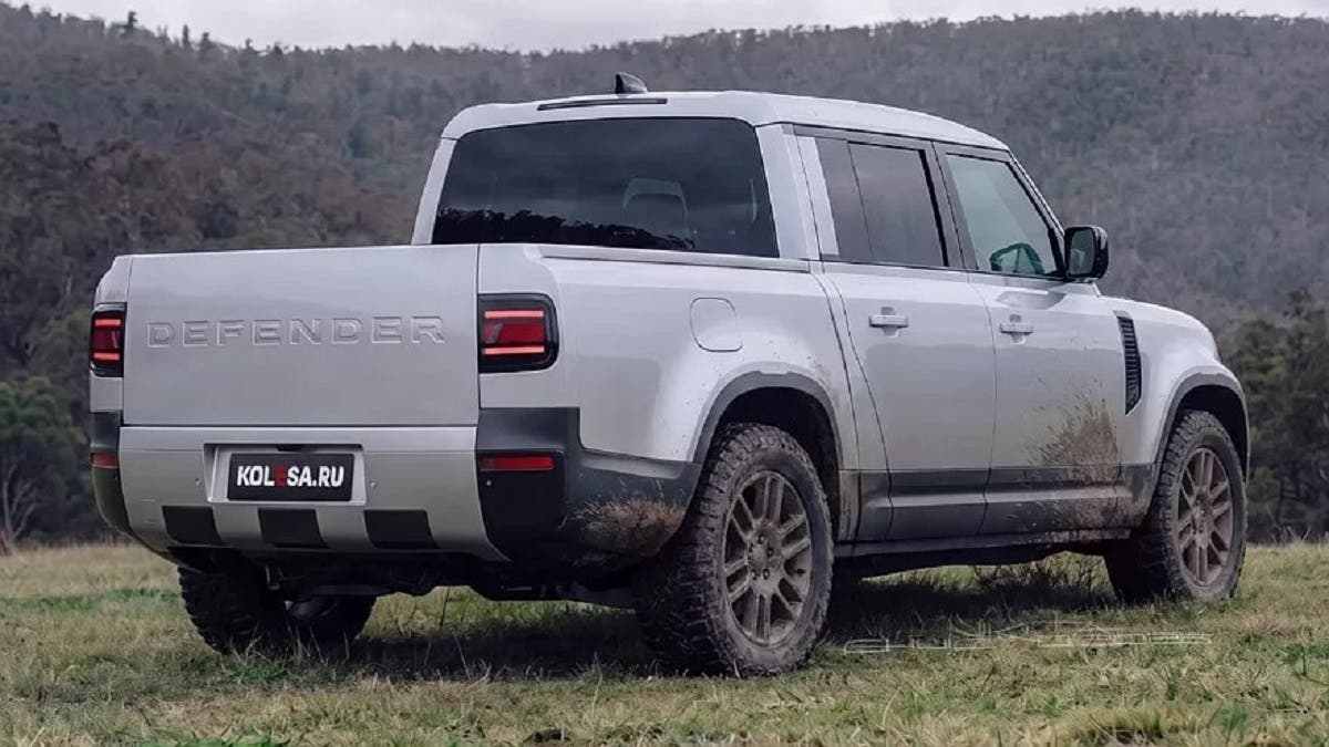 Land Rover Defender pickup by Stellantis 1