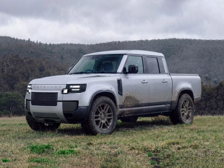 Land Rover Defender pickup by Stellantis