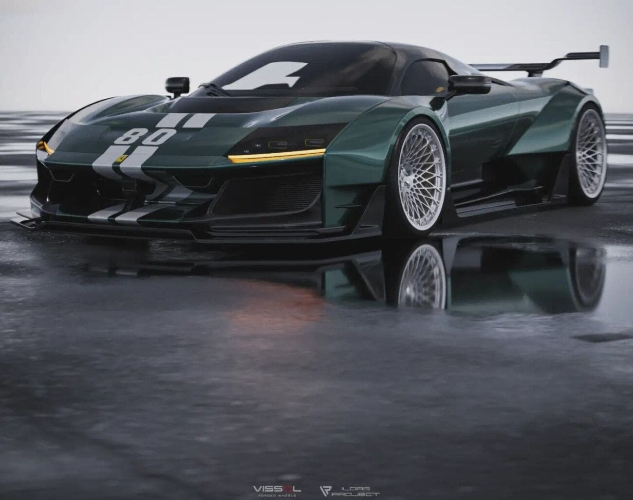 ferrari F80 render