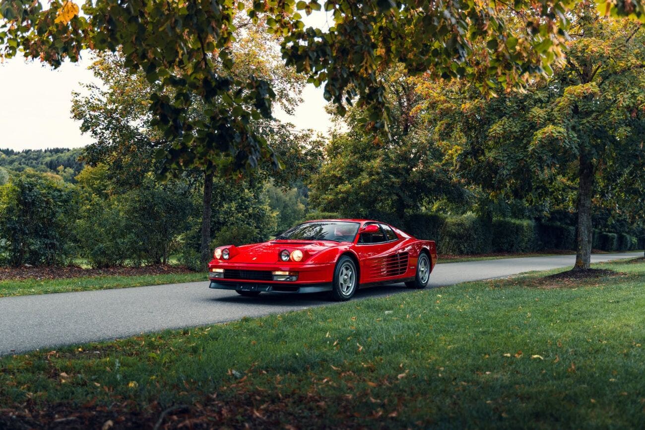 Ferrari Testarossa monospecchio e monodado