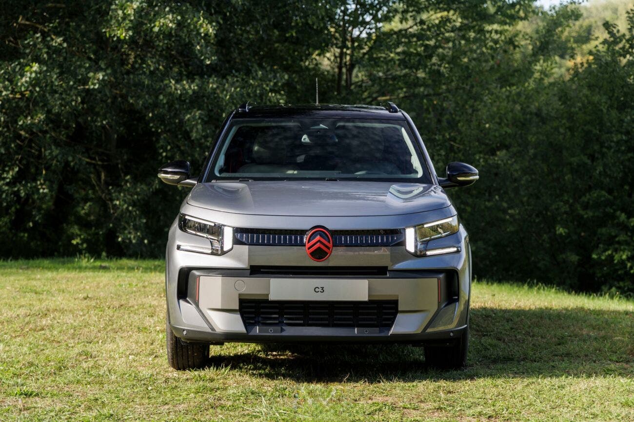 Promotional image of a Citroën vehicle outdoors