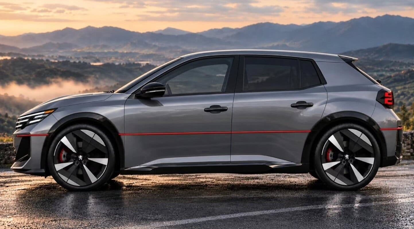 peugeot 208.gti render
